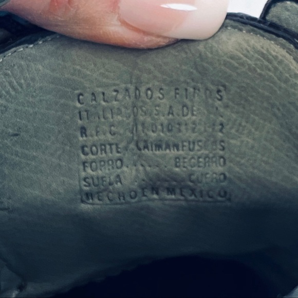 Franco Cuadra Genuine Hornback Crocodile Shoes - Picture 11 of 15